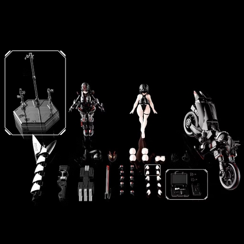 [HÀNG SẴN] MÔ HÌNH LẮP RÁP BATTLE RIDER GODDESS SAKO SHARK FULL OPTION (ĐỢT 1 TẶNG TRANG PHỤC NOEL)