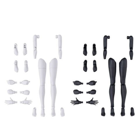 [HÀNG CÓ SẴN] BANDAI PHỤ KIỆN MÔ HÌNH 30MS OPTION BODY PARTS ARM PARTS & LEG PARTS [WHITE/BLACK]