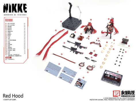 [HÀNG ĐẶT TRƯỚC] MÔ HÌNH LẮP RÁP HEMOXIAN 1/12 NIKKE RED HOOD - 2 BODY (CÓ QUÀ ĐỢT 1)