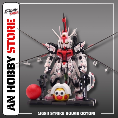 [HÀNG SẴN] MÔ HÌNH LẮP RÁP MGSD STRIKE ROUGE OOTORI (TẶNG BASE, DECAL NƯỚC, ĐẦU ZỊT)