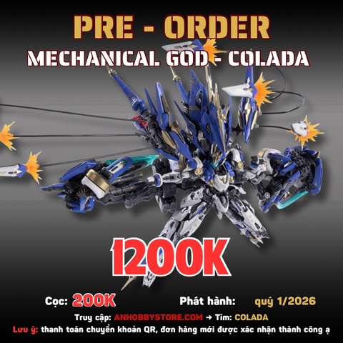 [HÀNG ĐẶT TRƯỚC] MÔ HÌNH LẮP RÁP MECHANICAL GOD - COLADA