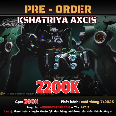 [HÀNG ĐẶT TRƯỚC] MÔ HÌNH LẮP RÁP NZ-666 KSHATRIYA AXCIS MODEL
