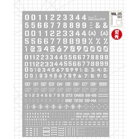 [HÀNG CÓ SẴN] DECAL HOBBY MIO VOL.05 001-005