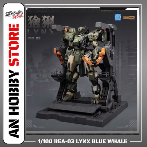 [HÀNG SẴN] MÔ HÌNH LẮP RÁP REA-03 LYNX BLUE WHALE (TẶNG BASE, DECAL NƯỚC)
