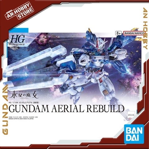 [HÀNG CÓ SẴN] BANDAI Mô hình lắp ráp HG 1/144 GUNDAM AERIAL REBUILD