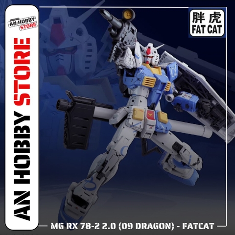 [HÀNG SẴN] MÔ HÌNH LẮP RÁP MG 1/100 RX 78-2 Ver 2.0 (09 DRAGON) - FATCAT