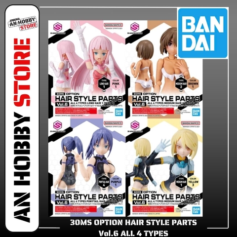 MÔ HÌNH LẮP RÁP 30MS OPTION HAIR STYLE PARTS Vol.6 ALL 4 TYPES