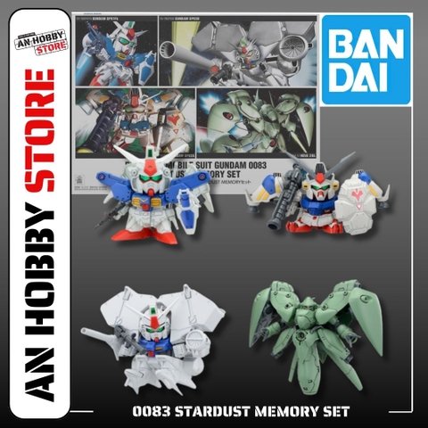 [HÀNG SẴN] BANDAI MÔ HÌNH LẮP RÁP SD BB SENSHI MOBILE SUIT GUNDAM 0083 STARDUST MEMORY SET