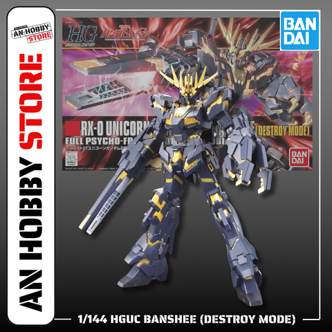 BANDAI MÔ HÌNH LẮP RÁP 1/144 HG BANSHEE (DESTROY MODE)