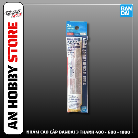 BANDAI 3 THANH NHÁM CAO CẤP MODEL SANDING STICK SET 400 - 600 - 1000