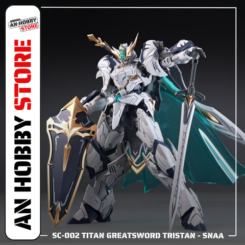 MÔ HÌNH LẮP RÁP SNAA BE 1/144 SC-002 TITAN GREATSWORD TRISTAN (Tặng Decal nước)