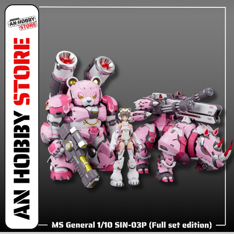 [TRẢ HÀNG] MÔ HÌNH LẮP RÁP MS General 1/10 SIN-03P Lazy Sloth Model Kit (Full set edition)