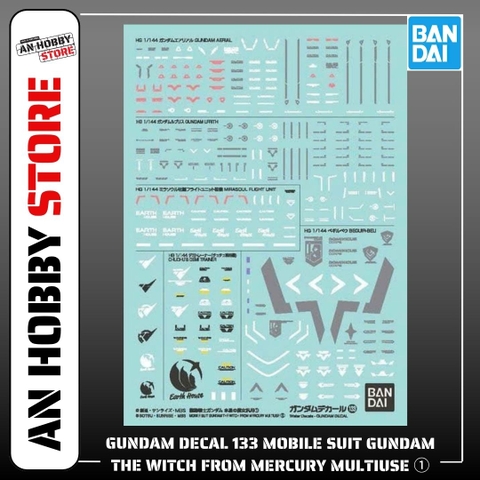 [HÀNG SẴN] BANDAI PHỤ KIỆN MÔ HÌNH GUNDAM DECAL MOBILE SUIT GUNDAM THE WITCH FROM MERCURY MULTIUSE