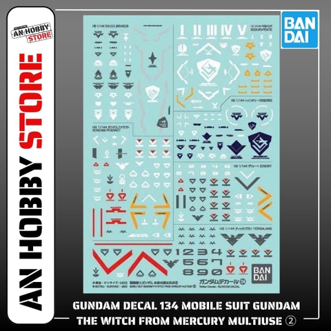 [HÀNG SẴN] BANDAI PHỤ KIỆN MÔ HÌNH GUNDAM DECAL MOBILE SUIT GUNDAM THE WITCH FROM MERCURY MULTIUSE