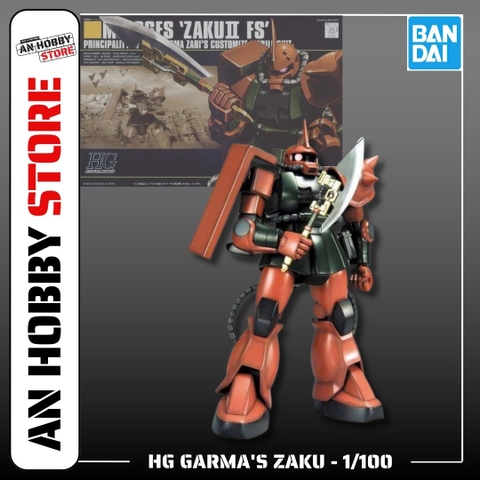 [HÀNG SẴN] BANDAI MÔ HÌNH LẮP RÁP HG 1/144 GARMA'S ZAKU