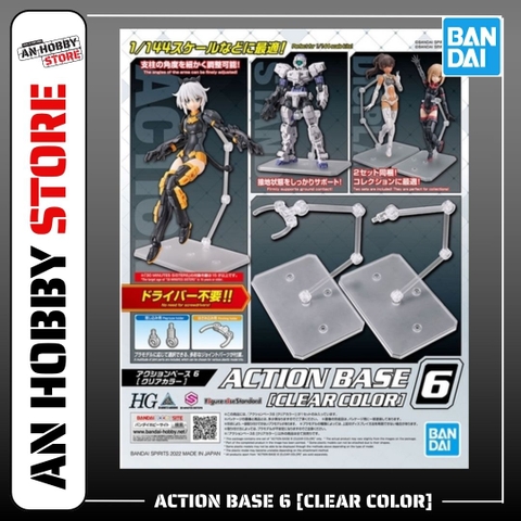 [HÀNG SẴN] BANDAI MÔ HÌNH LẮP RÁP PHỤ KIỆN ACTION BASE 6 [CLEAR COLOR]