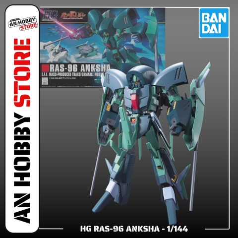[HÀNG SẴN] BANDAI MÔ HÌNH LẮP RÁP HG 1/144 RAS-96 ANKSHA CHÍNH HÃNG