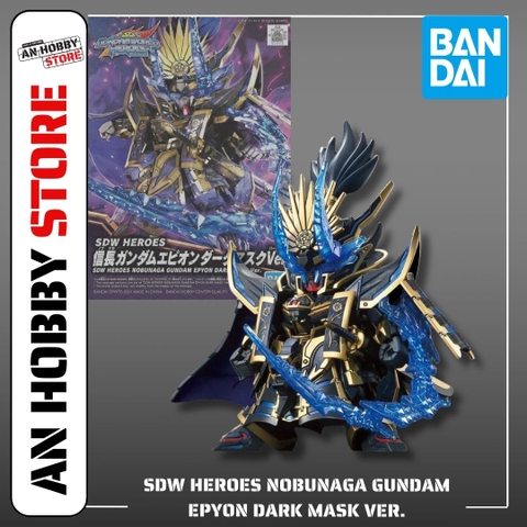 [HÀNG SẴN] BANDAI MÔ HÌNH LẮP RÁP SD HEROES Nobunaga Gundam Epyon Dark Mask Ver