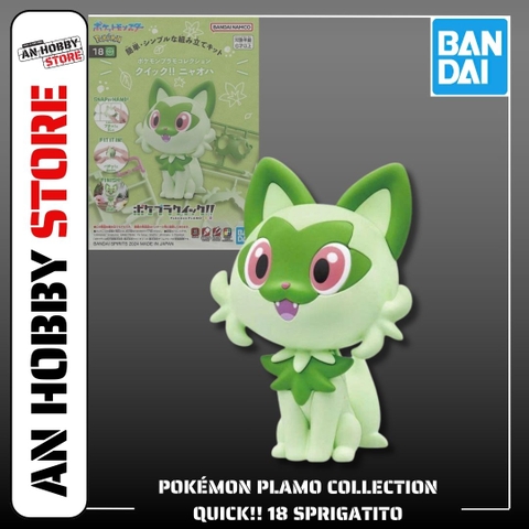[HÀNG SẴN] BANDAI MÔ HÌNH LẮP RÁP Pokémon PLAMO COLLECTION QUICK!! 18 Sprigatito
