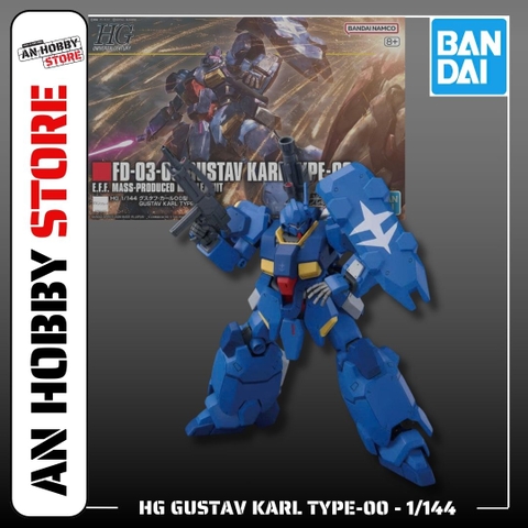 [HÀNG SẴN] BANDAI MÔ HÌNH LẮP RÁP HG 1/144 GUSTAV KARL TYPE-00