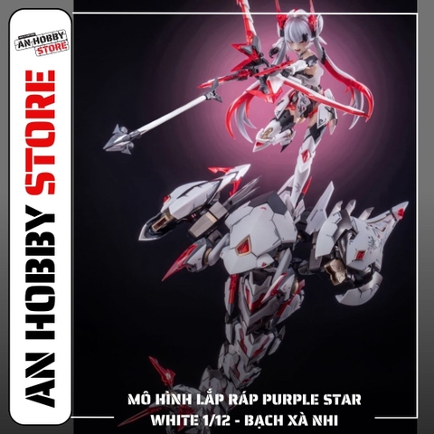 [TRẢ HÀNG] MÔ HÌNH LẮP RÁP PURPLE STAR WHITE 1/12 - BẠCH XÀ NHI