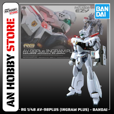 [HÀNG SẴN] BANDAI MÔ HÌNH LẮP RÁP RG 1/48 AV-98Plus (INGRAM PLUS) CHÍNH HÃNG