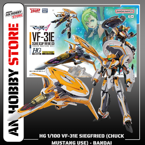 [HÀNG SẴN] BANDAI MÔ HÌNH LẮP RÁP HG 1/100 VF-31E SIEGFRIED (CHUCK MUSTANG USE) CHÍNH HÃNG
