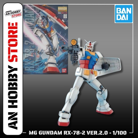 [HÀNG SẴN] BANDAI MÔ HÌNH LẮP RÁP MG 1/100 GUNDAM RX-78-2 ver.2.0