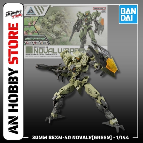 [HÀNG SẴN] BANDAI MÔ HÌNH LẮP RÁP 30MM 1/144 bEXM-40 NOVALV[GREEN]