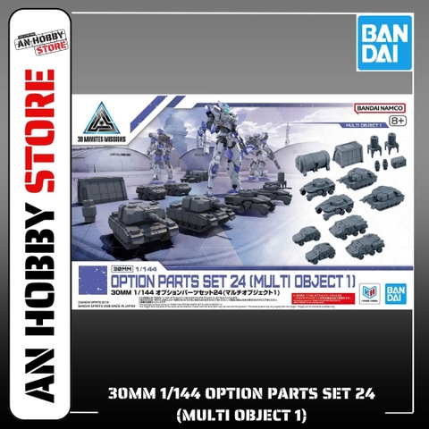 [HÀNG SẴN] BANDAI PHỤ KIỆN MÔ HÌNH 30MM 1/144 OPTION PARTS SET 24 (MULTI OBJECT 1)