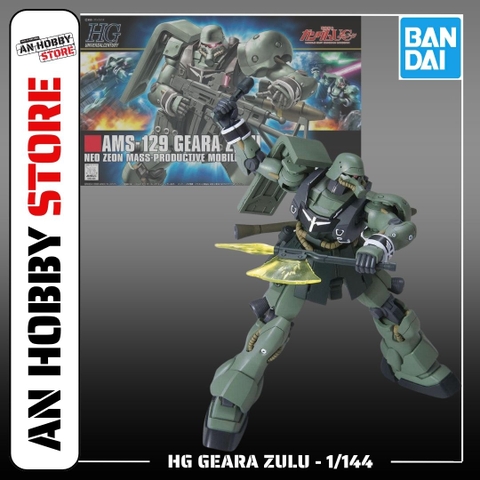 [HÀNG SẴN] BANDAI MÔ HÌNH LẮP RÁP 1/144 HGUC GEARA ZULU