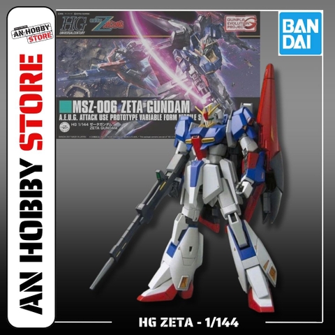 [HÀNG SẴN] BANDAI MÔ HÌNH LẮP RÁP HG 1/144 ZETA GUNDAM