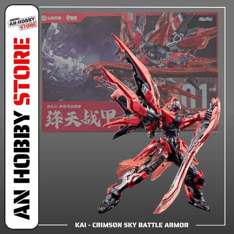 [BONUS QUÀ ĐỢT 1] MÔ HÌNH LẮP RÁP HONOR OF KINGS KAI - CRIMSON SKY BATTLE ARMOR (TẶNG BASE, DECAL NƯỚC)