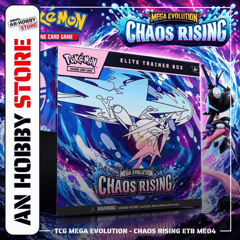 [HÀNG SẴN] Pokemon TCG Mega Evolution - Chaos Rising ME04 ETB Card Chính Hãng New Seal