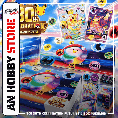 [HÀNG SẴN] POKEMON TCG: 30th CELEBRATION FUTURISTIC BOX Chính Hãng New Seal - Thẻ bài Card Pokemon
