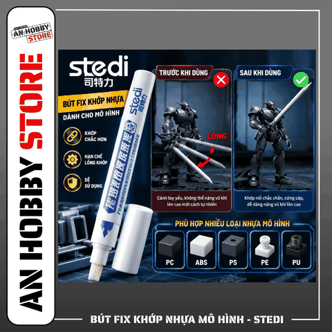 [Chính Hãng] Stedi Bút fix khớp nhựa dành cho mô hình MS-58 Joint Reinforcement Pen Model