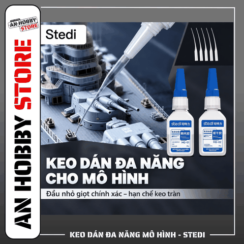 [Chính Hãng] Stedi Keo Dán Đa Năng Cho Mô Hình Nhựa Cao Cấp