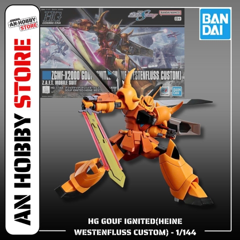 [HÀNG SẴN] BANDAI MÔ HÌNH LẮP RÁP HG 1/144 GOUF IGNITED(HEINE WESTENFLUSS CUSTOM)