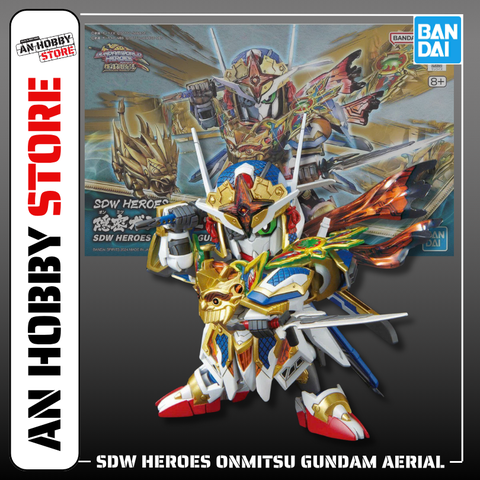 Mô hình Gundam Bandai SDW Heroes 36 Onmitsu Gundam Aerial