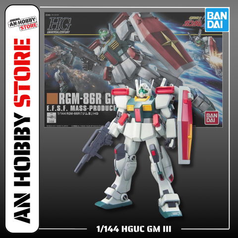 BANDAI Mô Hình Lắp Ráp 1/144 HGUC GM III