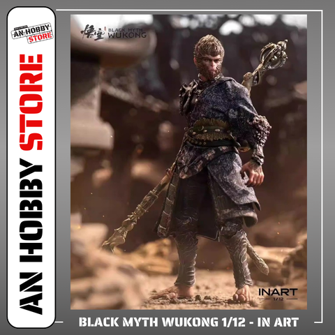 [HÀNG SẴN] MÔ HÌNH ACTION FIGURE DIE-CAST BLACK MYTH WUKONG THIÊN MỆNH NHÂN INART 1/12 - BẢN DELUXE VERSION