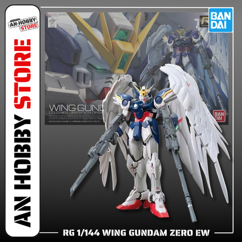 BANDAI Mô Hình Lắp Ráp Gundam RG 1/144 Wing Zero EW