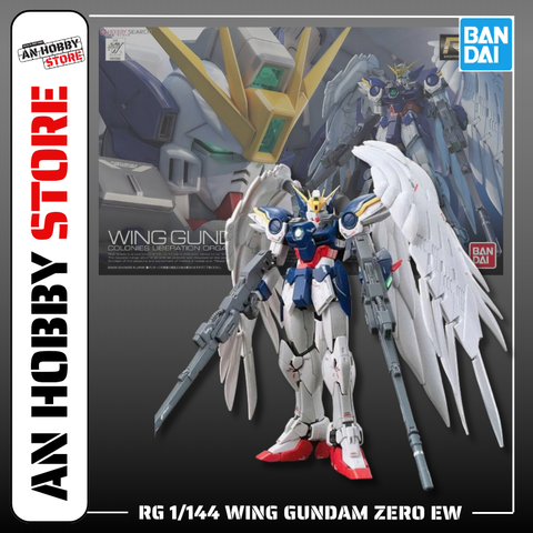 BANDAI Mô Hình Lắp Ráp Gundam RG 1/144 Wing Zero EW