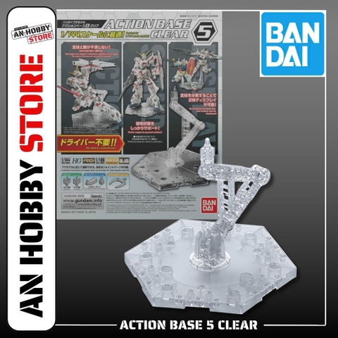 MÔ HÌNH LẮP RÁP PHỤ KIỆN ACTION BASE 5 CLEAR