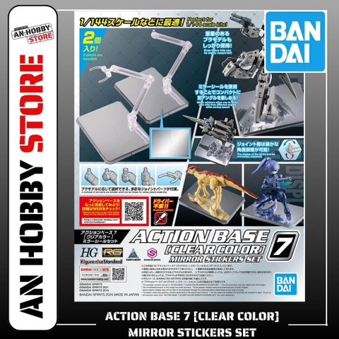 [HÀNG SẴN] PHỤ KIỆN MÔ HÌNH ACTION BASE 7 [CLEAR COLOR] MIRROR STICKERS SET