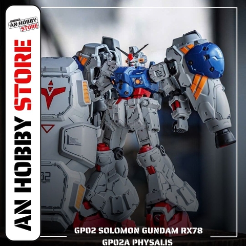 [TRẢ HÀNG] MÔ HÌNH LẮP RÁP GP02 SOLOMON GUNDAM RX78 GP02A PHYSALIS (CÓ KÈM BAZOOKA + LED) - GP02