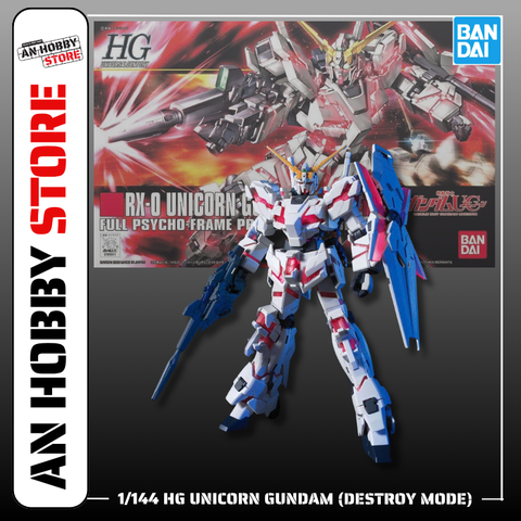 [HÀNG CÓ SẴN] BANDAI Mô hình lắp ráp 1/144 HGUC RX-0 UNICORN GUNDAM (DESTROY MODE)