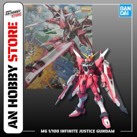 [HÀNG CÓ SĂN ] BANDA Mô Hình Lắp Ráp MG 1/100 INFINITE JUSTICE GUNDAM
