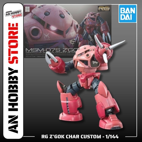 [HÀNG CÓ SẴN] BANDAI MÔ HÌNH LẮP RÁP RG 1/144 Z'GOK CHAR CUSTOM