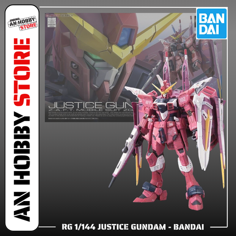 HÀNG SẴN - MÔ HÌNH LĂP RÁP RG 1/144 JUSTICE GUNDAM CHÍNH HÃNG BANDAI